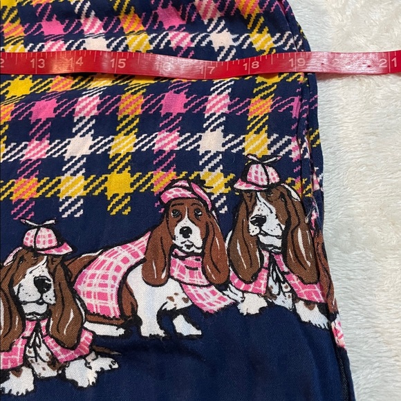 Talbots Colorful Dog Pattern Scarf - Picture 5 of 5